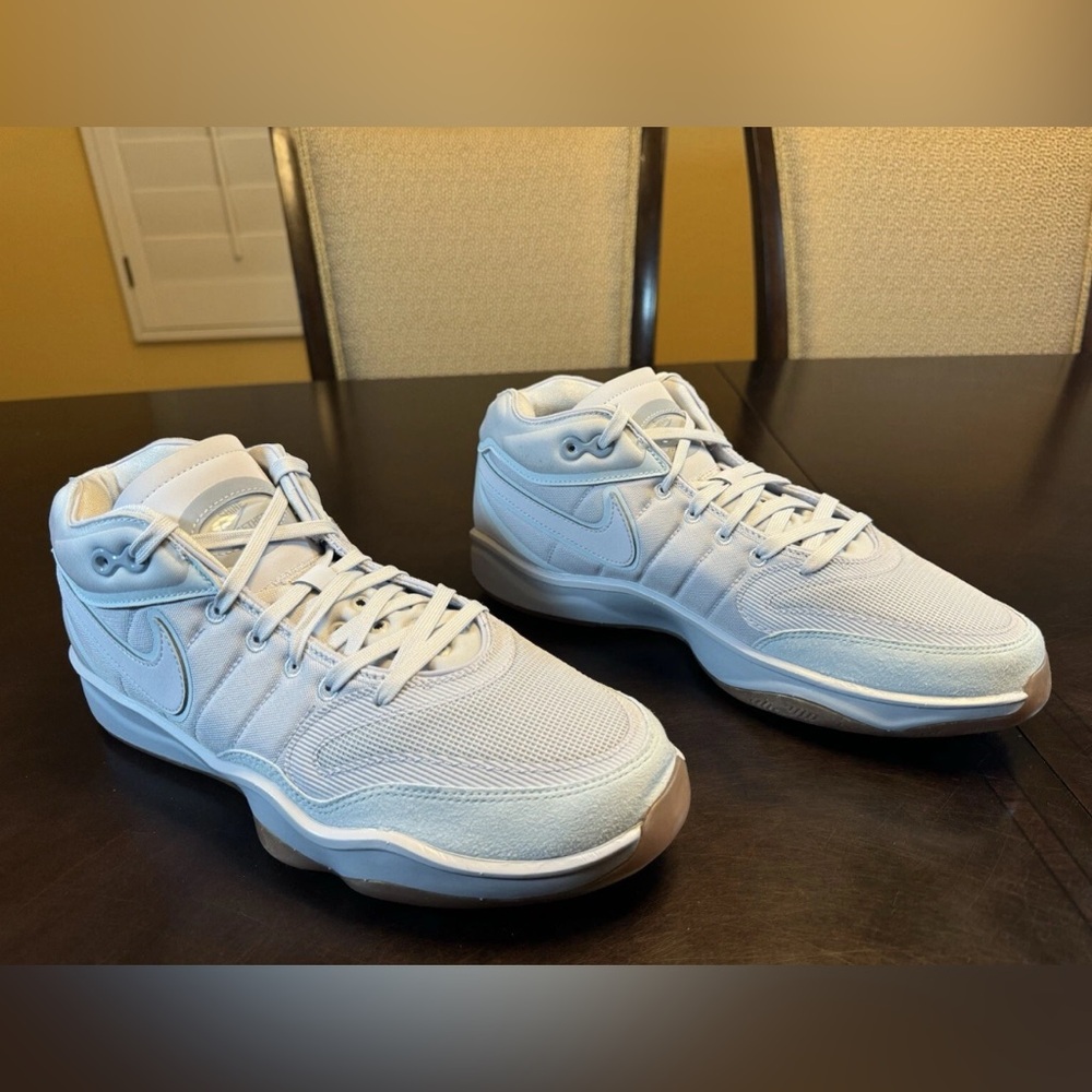 New Nike Air Zoom GT Hustle 2 Gray Blue Sneaker Shoes